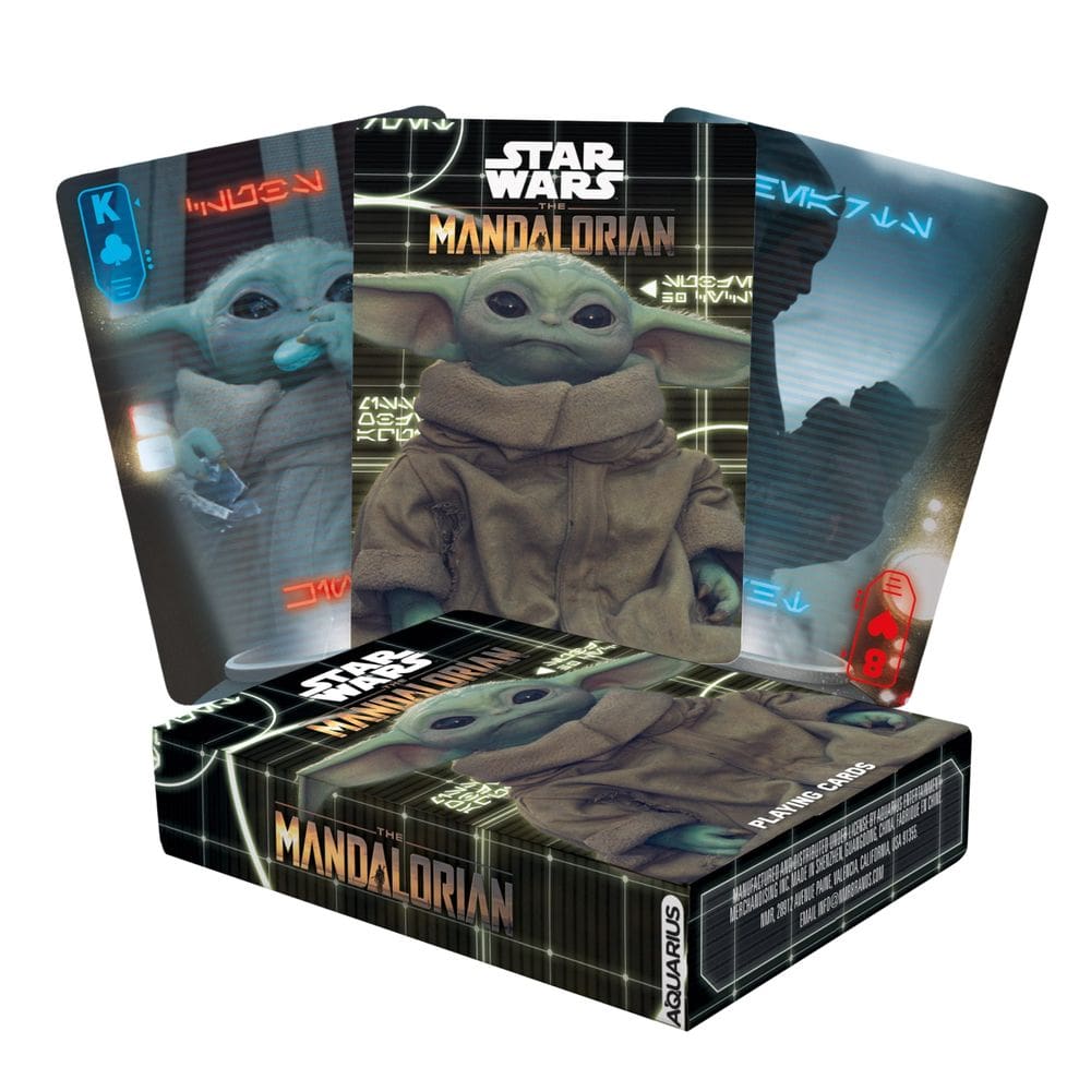 Cartas de baralho AQUARIUS Star Wars The Mandalorian Grogu