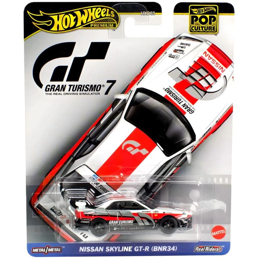 Hot Wheels Premium Nissan Skyline Gt-r R34 Gran Turismo 7 MATTEL