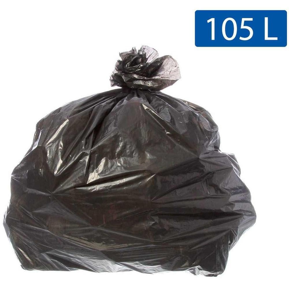 Saco Para Lixo 105L Preto 75X105Cm