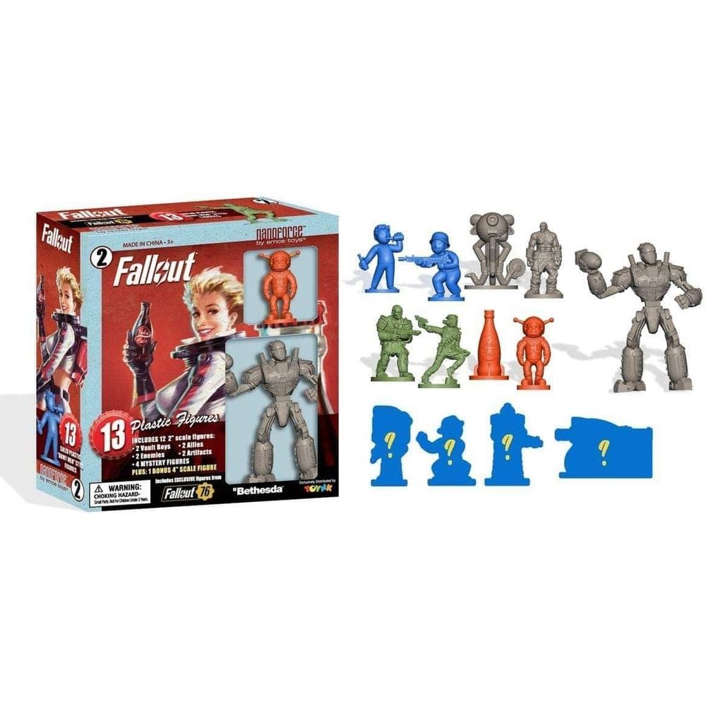 Coleção de figuras Toynk Fallout Nanoforce Series 1