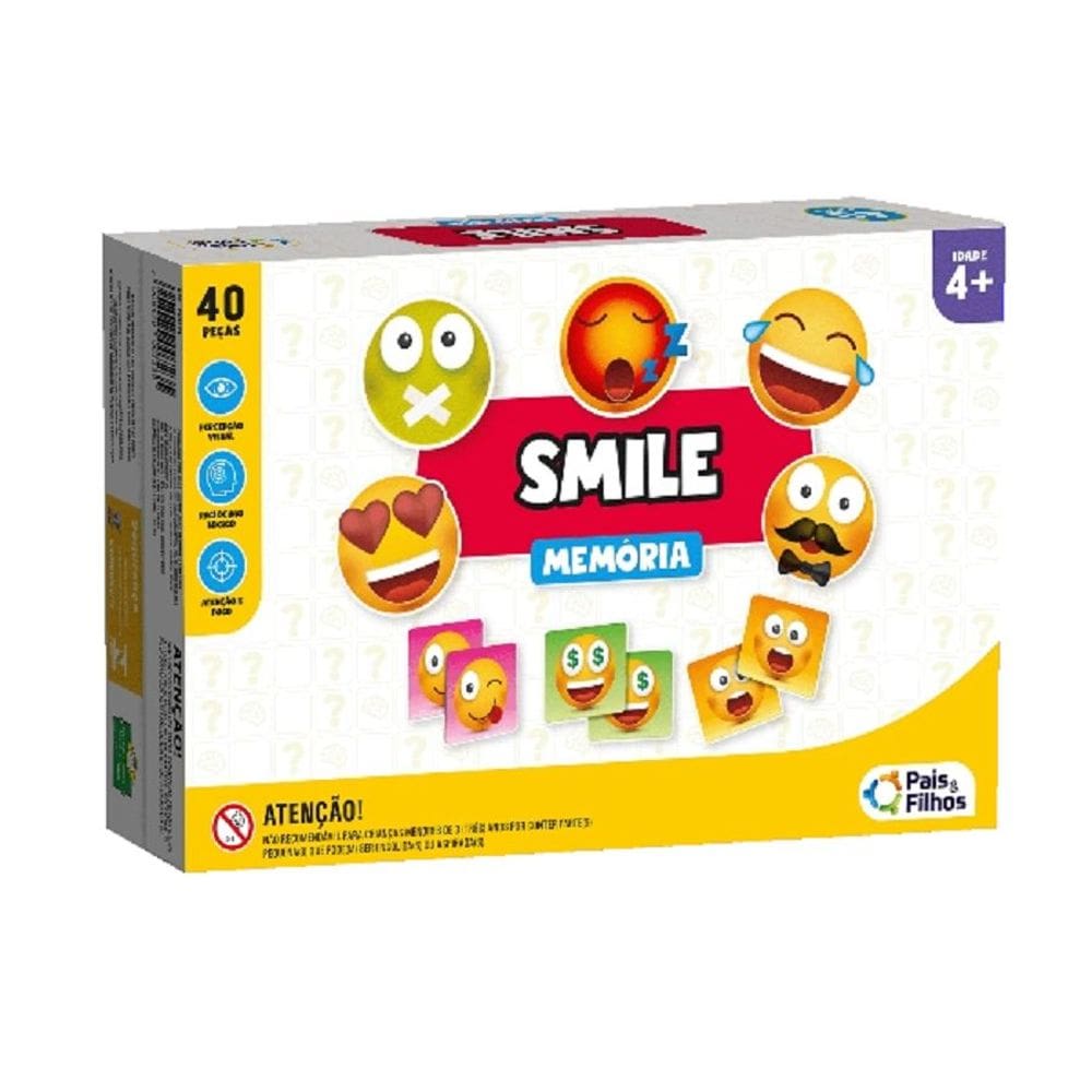 Jogo Da Memória Smile - Pais & Filhos