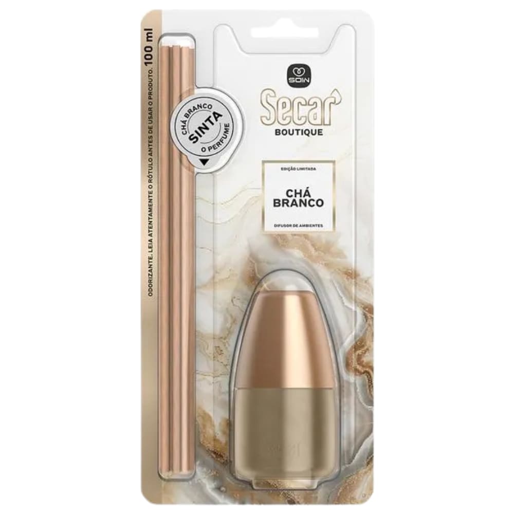 Aromatizador Difusor de Ambientes Varetas Chá Branco 100ml
