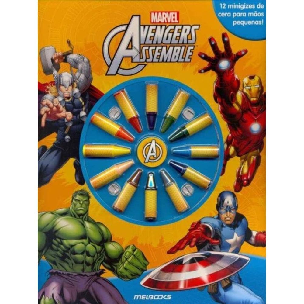 Marvel - Giz Para Colorir - Vingadores