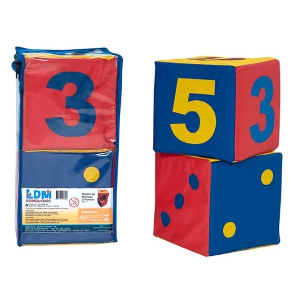 Dados de Números e Pontos - LDM