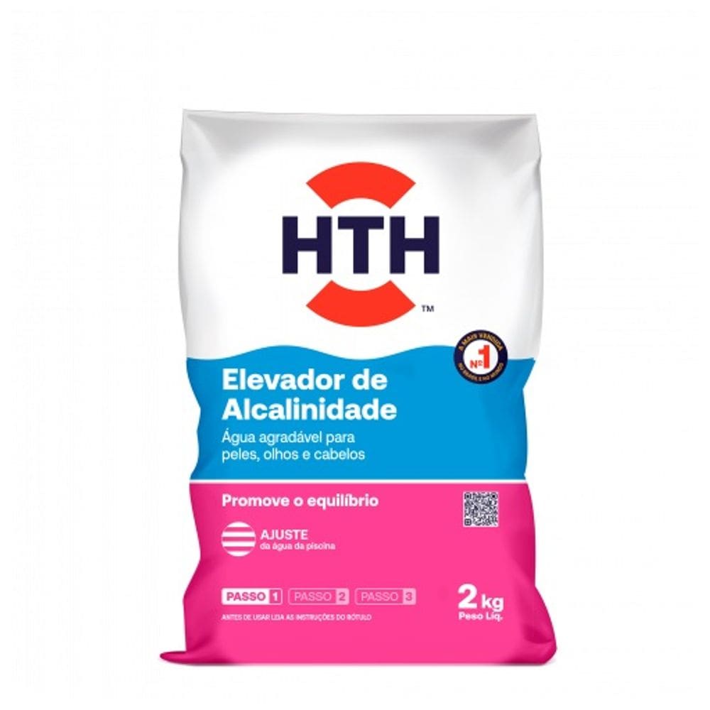 Hth Elevador Alcalinidade Pacote 2Kg