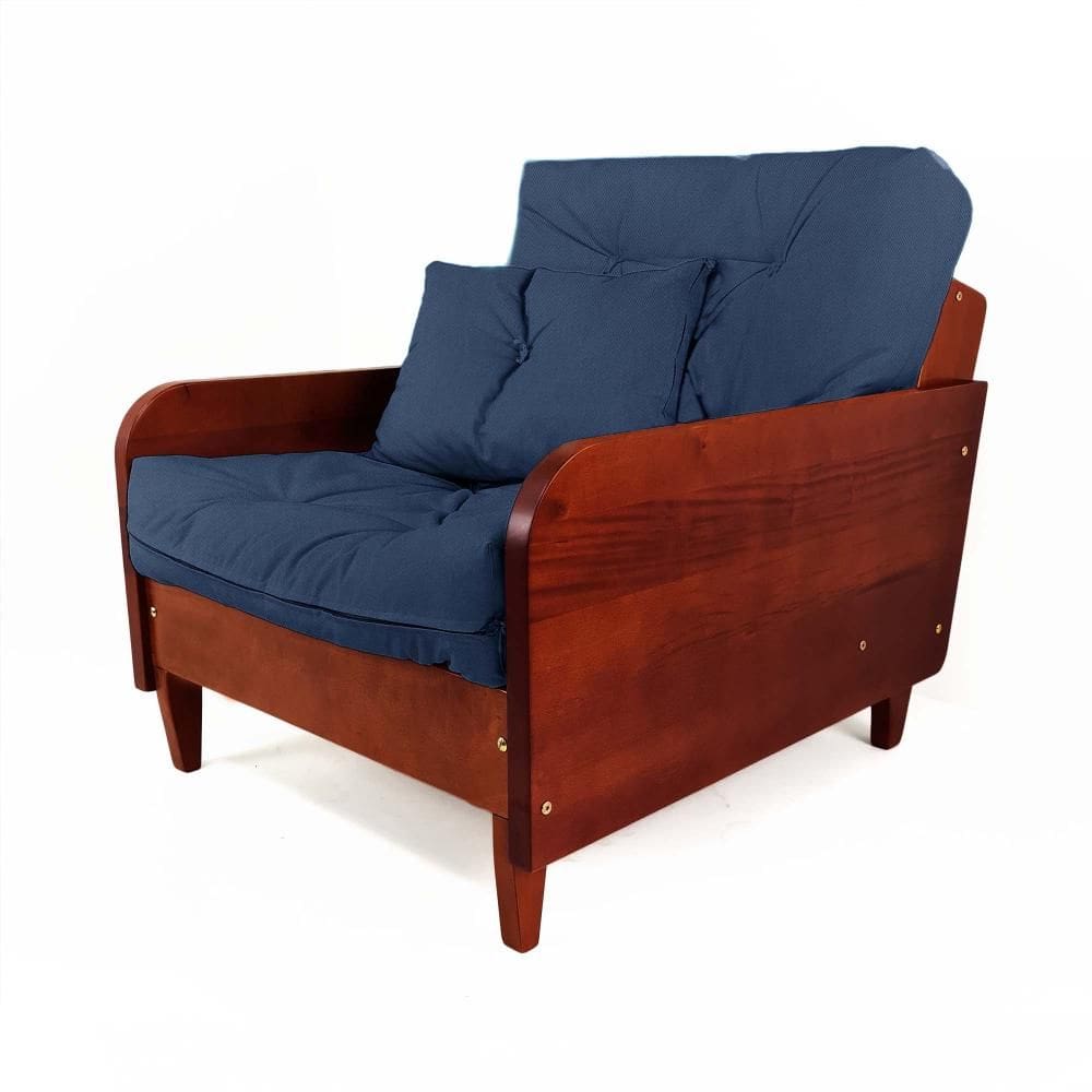 Poltrona Paris II Madeira Maciça Imbuia