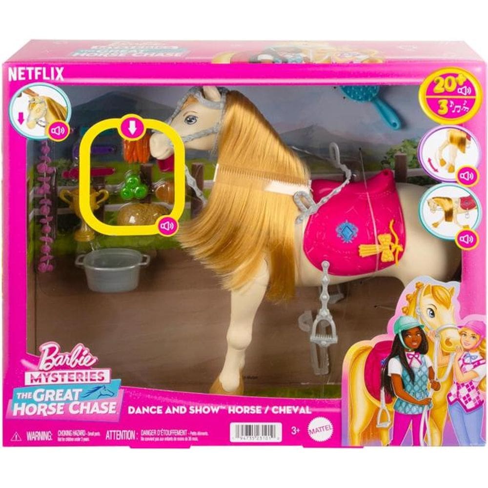 Barbie Conjunto de Brinquedo Cavalo Mattel HXJ42