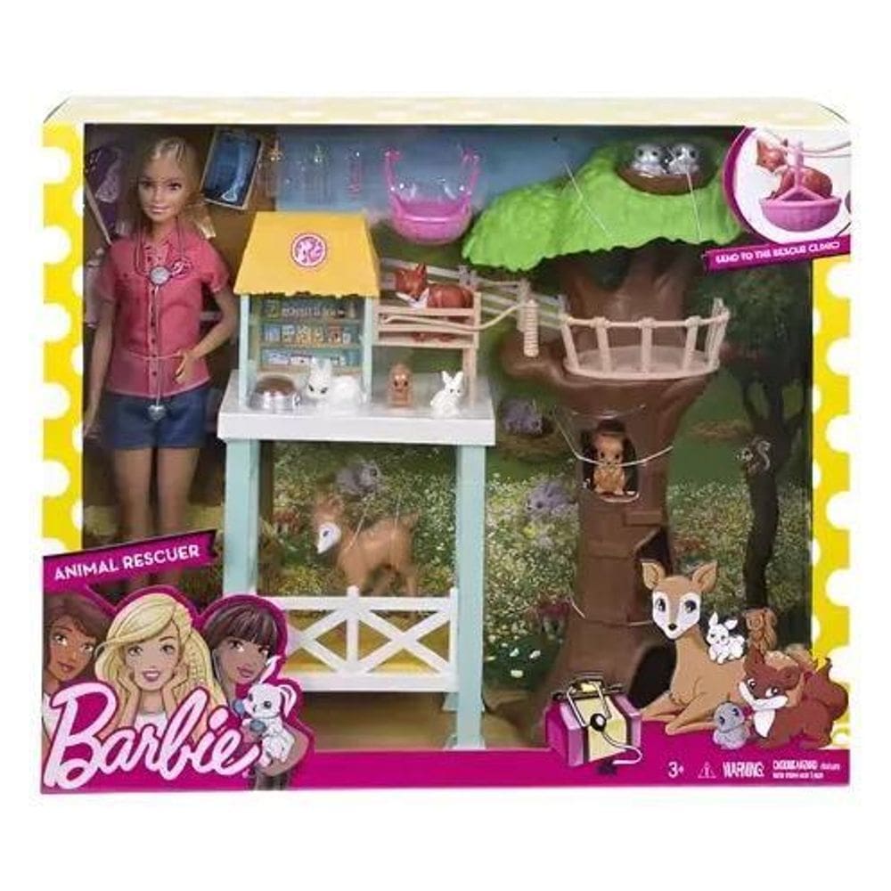 Barbie Professora Cuidadora De Bichinhos Mattel Fcp78