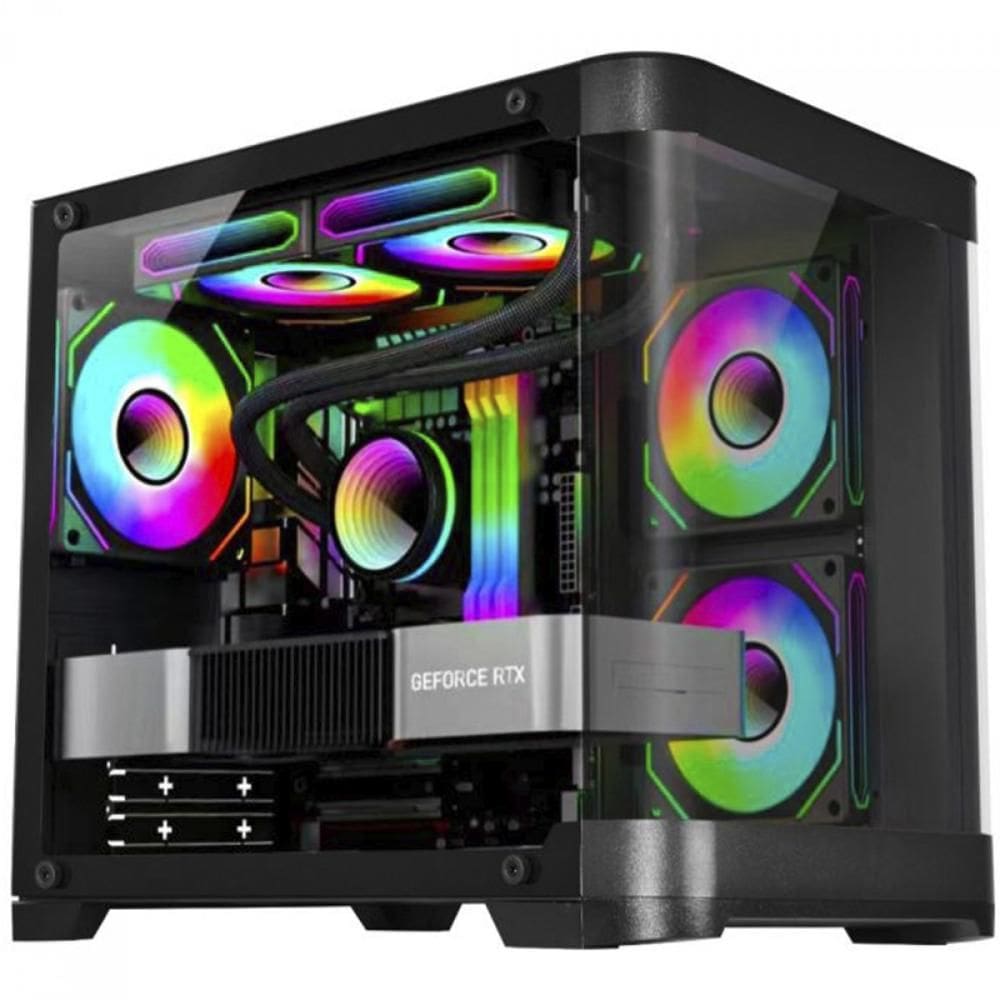 Gabinete Aquário K-Mex Curva CG-01AG Preto