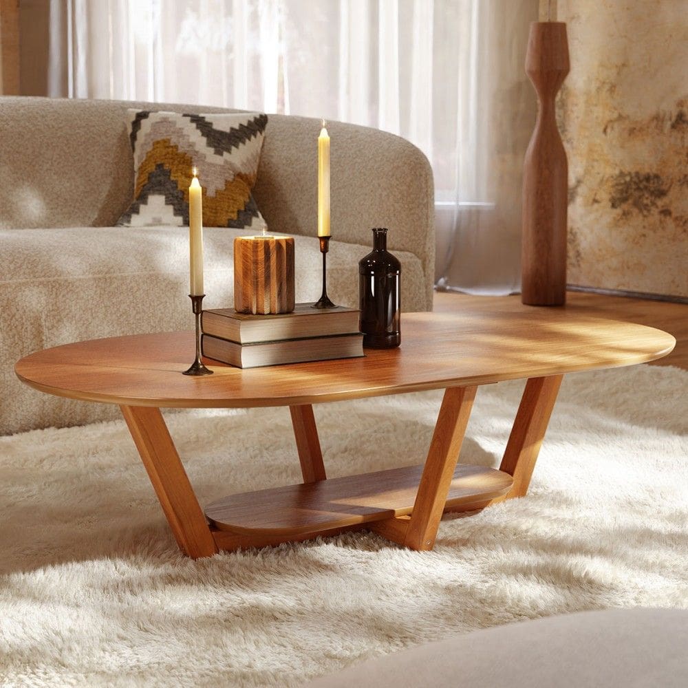Mesa de Centro Elegance Natural - Tebarrot