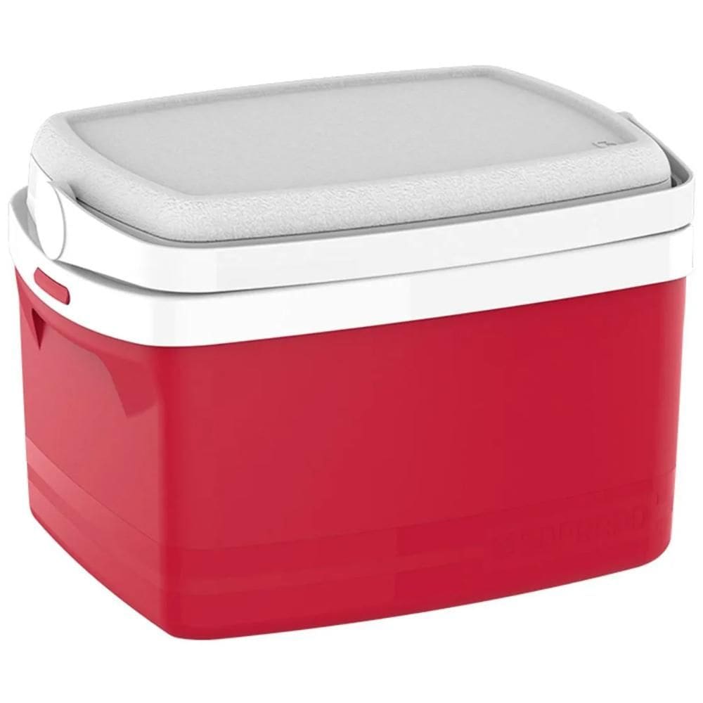 Caixa Térmica Cooler 12 L Vermelho Tropical Soprano