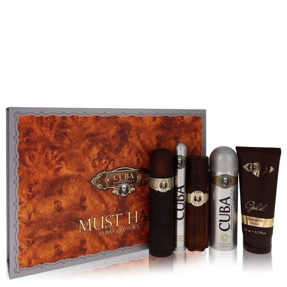 Caixa Presente  ML Eau Toil.100 ML PósBarba ML Desodorante Corp.198 ML Gel de Banho+ 37 ML EDT Masculino Fragluxe Cuba G