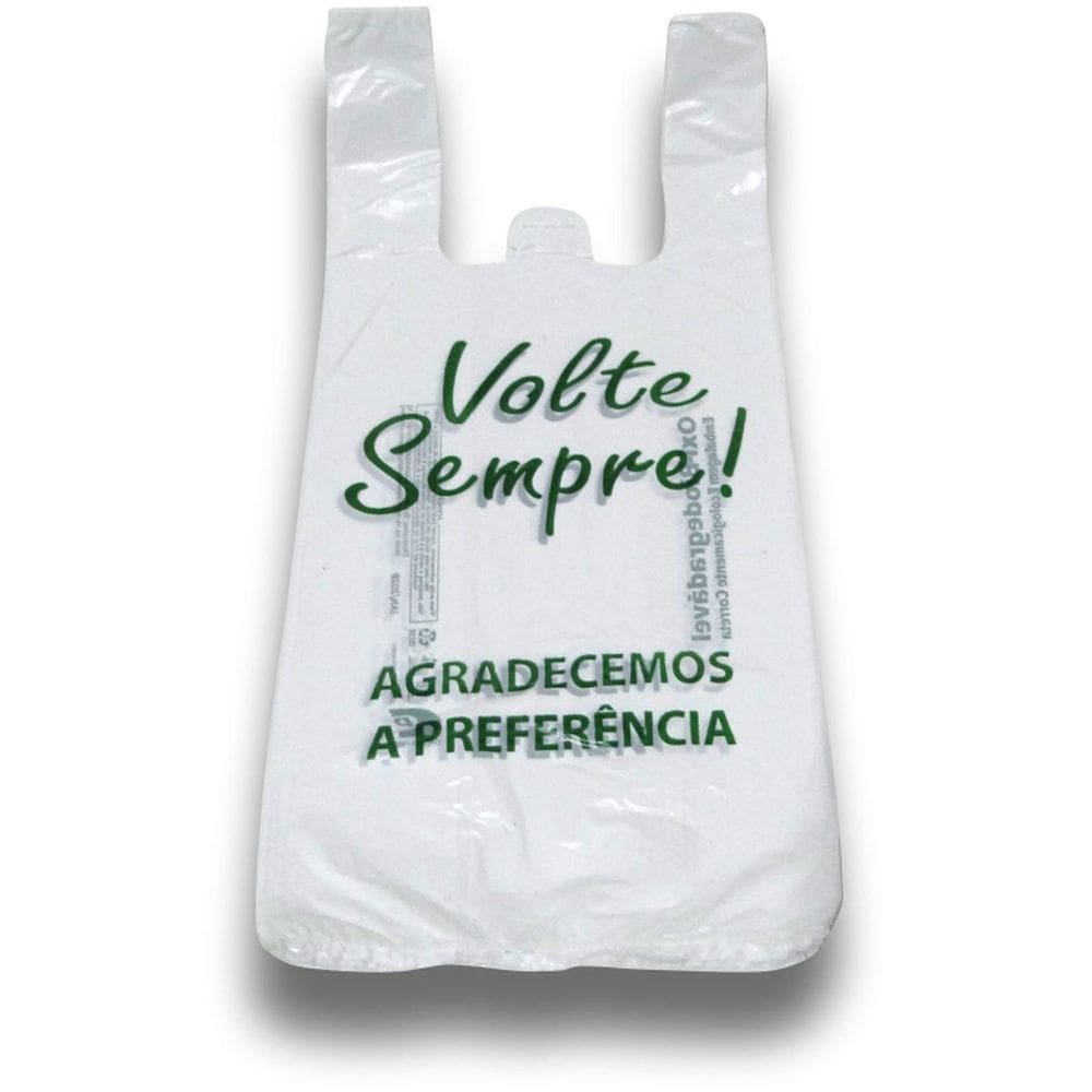Sacola Plástica 38X50 Volte Sempre Com 780 Unidades