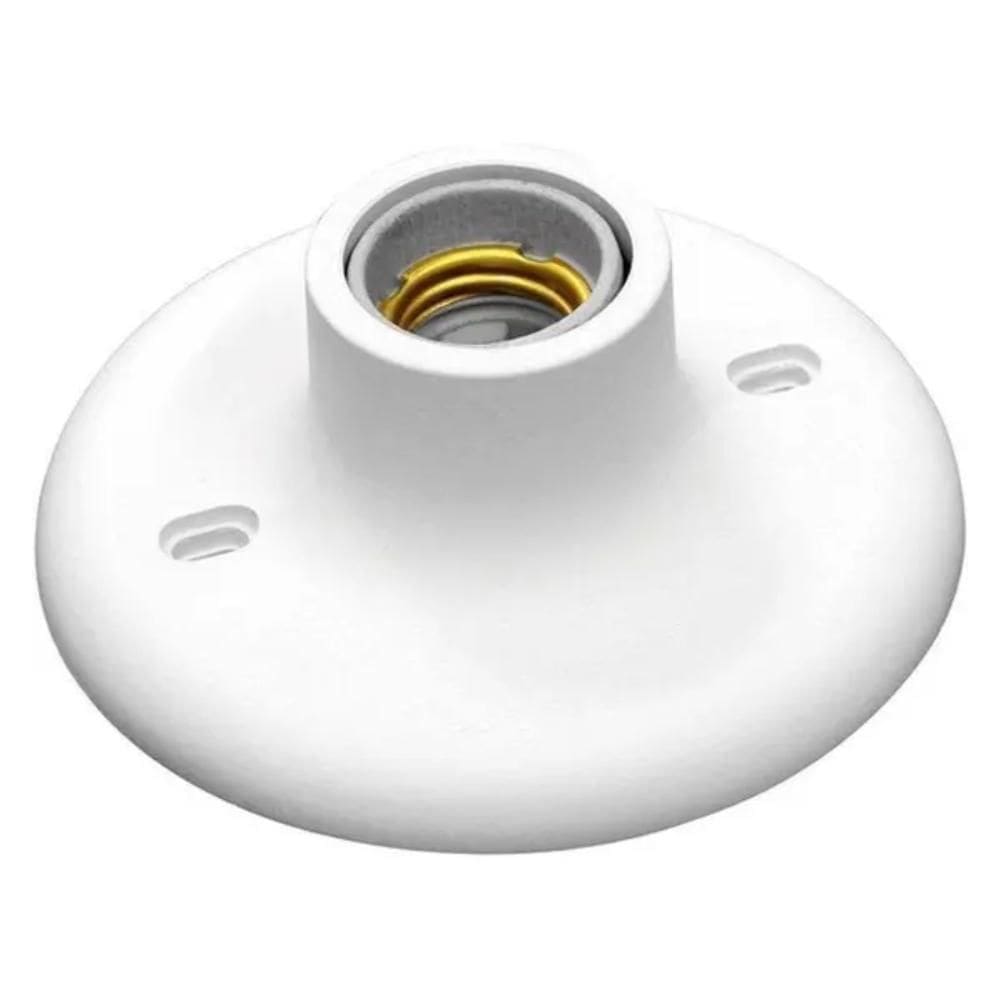 Plafon Soquete Porcelana Redondo Opl 3295 1xE27 100W Branco