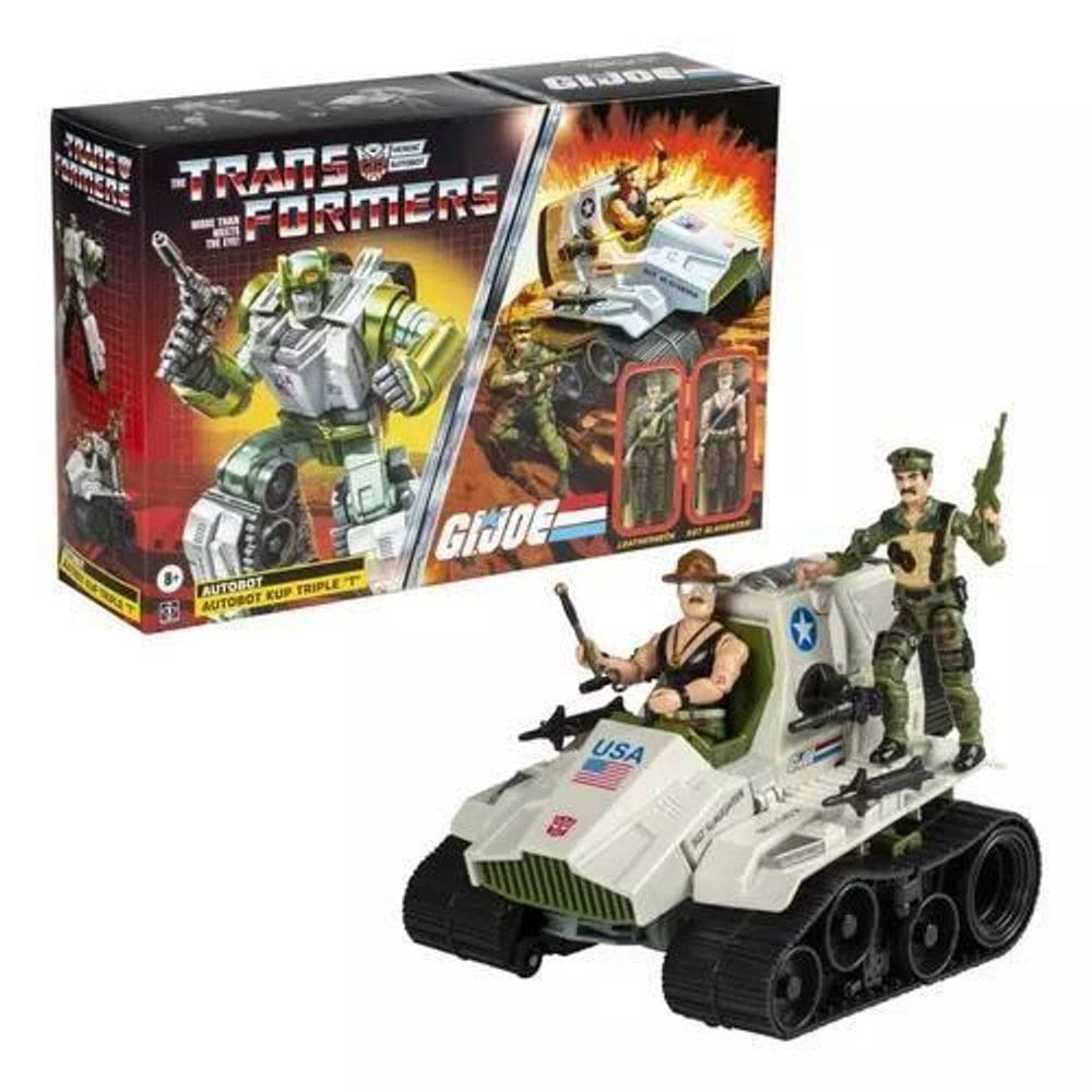 Transformers Collab G.i. Joe X Autobot Kup Triple T Figura Hasbro F9941