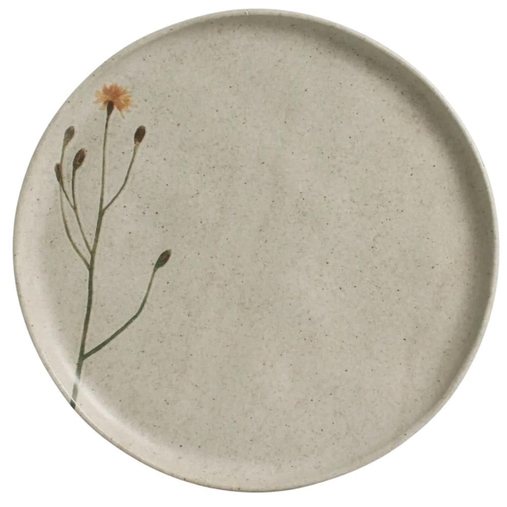 Prato Raso Cerâmica 27cm Porto Brasil Bio Stoneware Campestre Avulso Jantar Mesa Posta