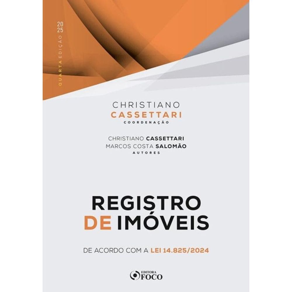 Registro De Imóveis - 4ª Ed - 2025