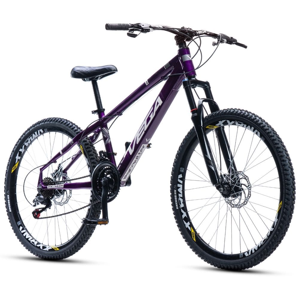 Bicicleta Tipo Vikingx Vega Psico Aro 26 21 Vel Freio Disco Preto/amarelo