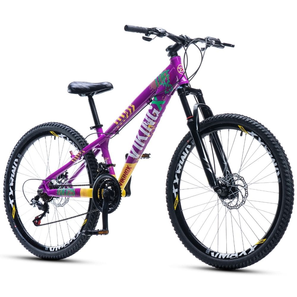 Bicicleta Bike Vikingx Freeride Tuff 25 Vmaxx Aro 26 Cores Mountain Freio a Disco