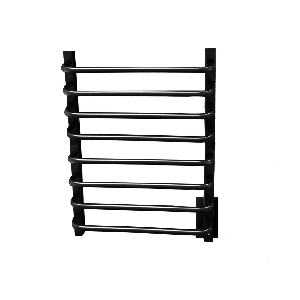 Toalheiro Termico Grande Preto 220V Fio Oculto Direito