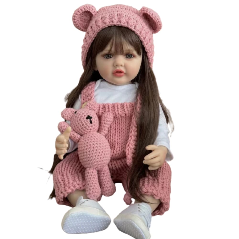 Bebe Reborn Menina Boneca 100% Silicone Alice