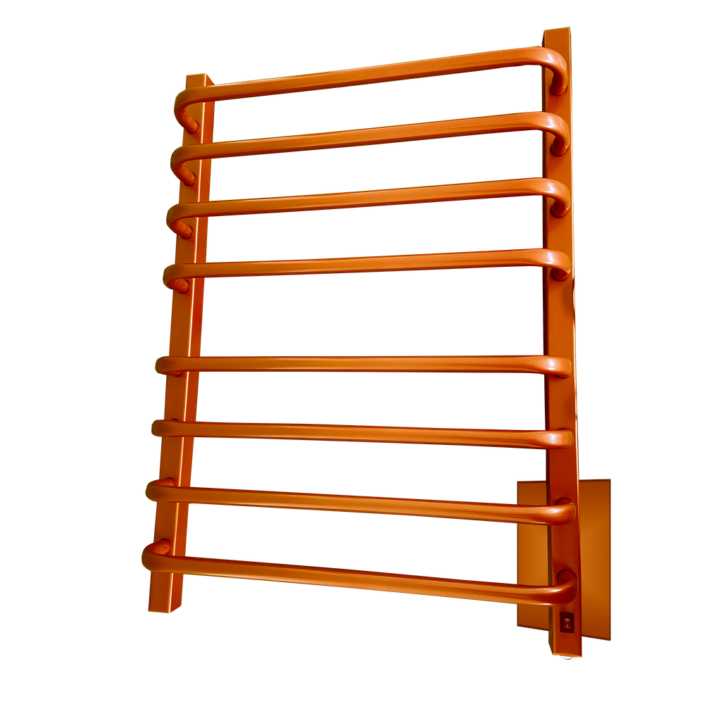 Toalheiro Termico Grande Bronze 110V Fio Oculto Esquerdo