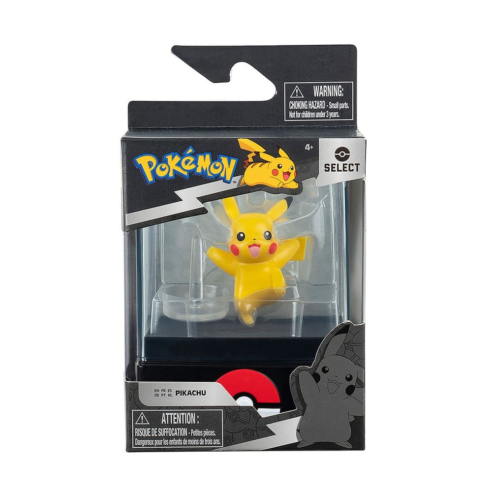 Pokemon - Boneco De Batalha 5Cm Com Case - Pikachu