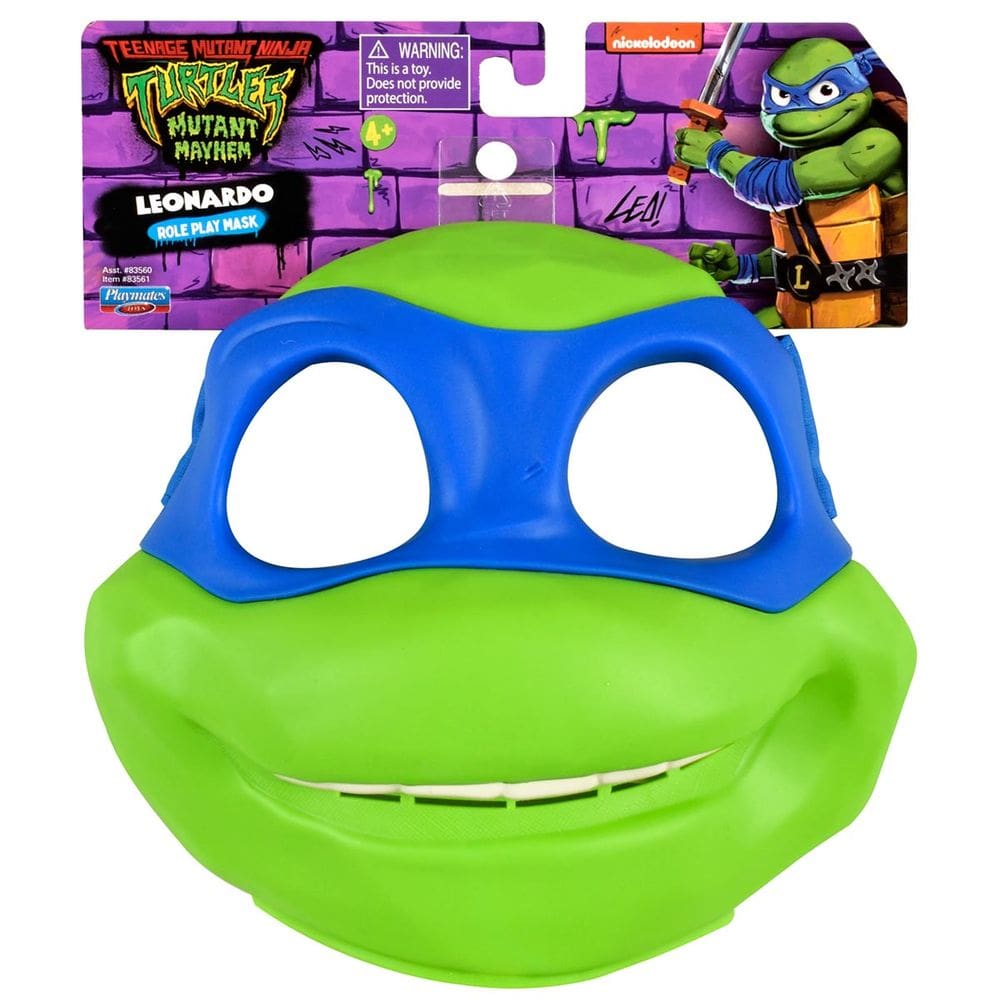 Máscara Role Play Do Leonardo - As Tartarugas Ninja