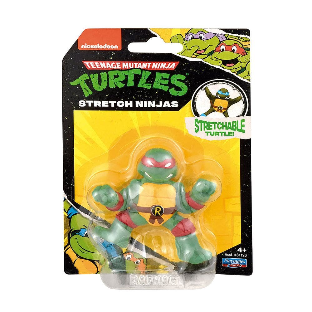 As Tartarugas Ninja - Mini Boneco Elástico Raphael De 6Cm