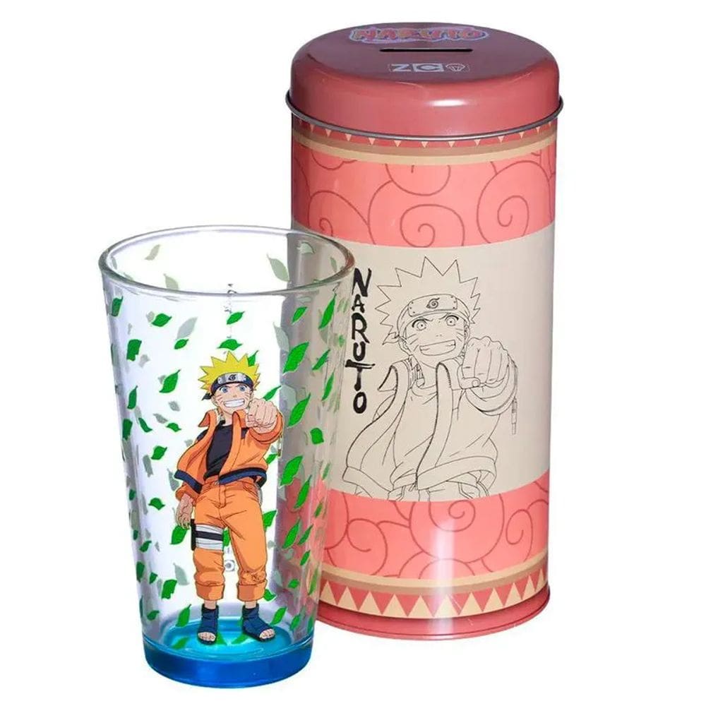 Copo com Cofre Naruto Uzumaki 500ml - ZonaCriativa