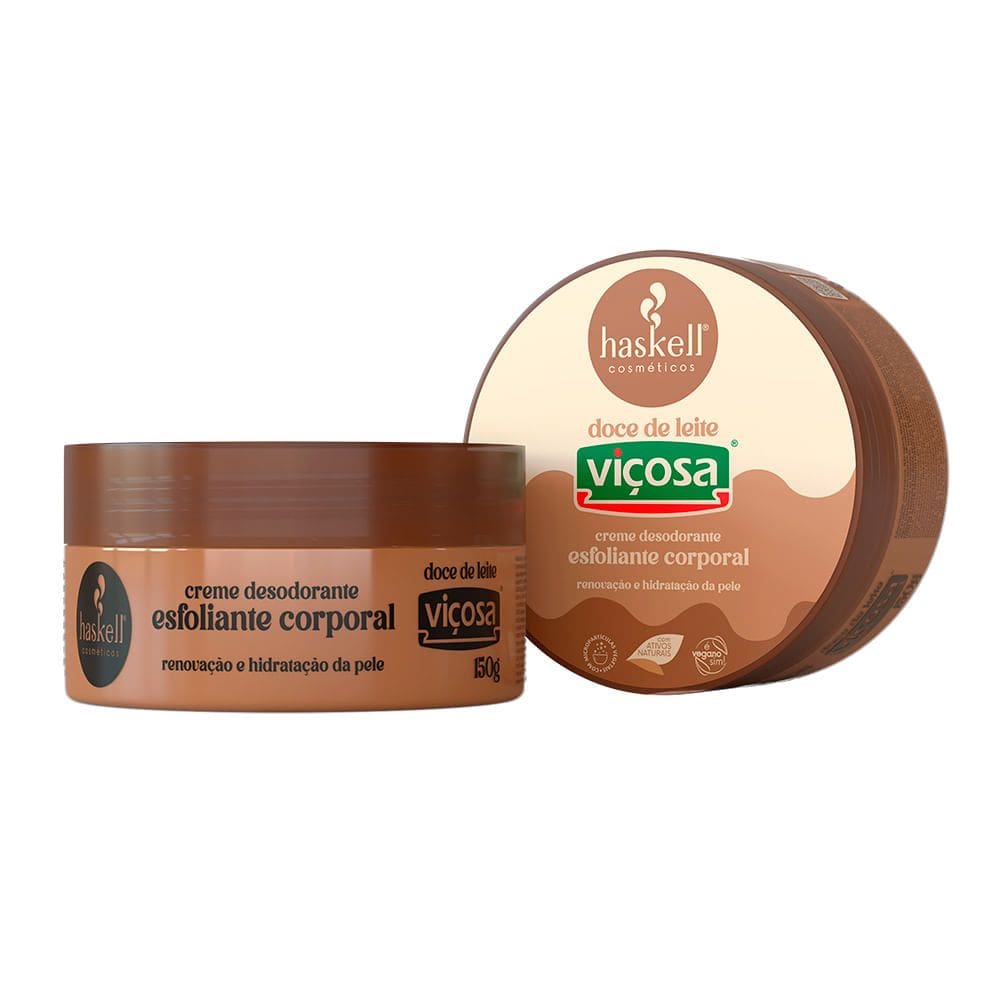 Esfoliante Haskell Corporal Doce de Leite Viçosa 150g
