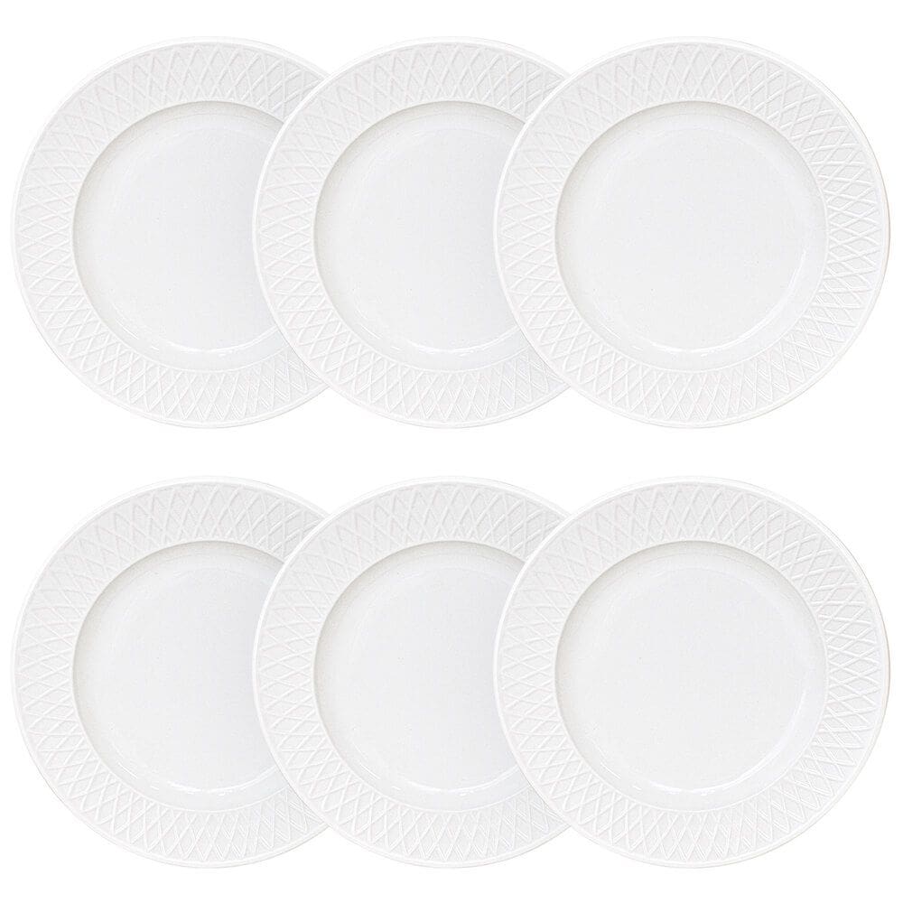 Jogo de Pratos de Sobremesa Divine em Opaline 6 peças - Hauskraft