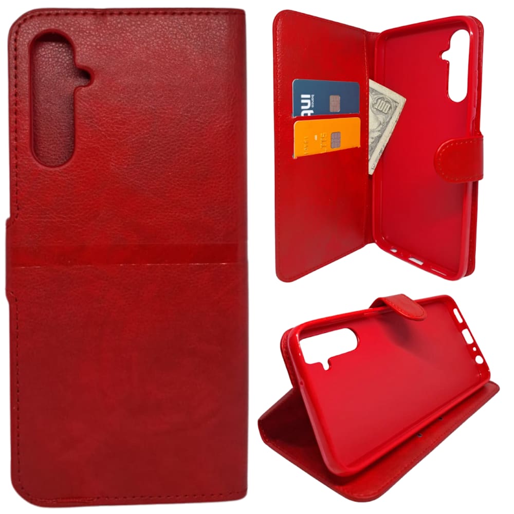 Kit Capa Carteira Compatível c/ Samsung A05s + Película 3D