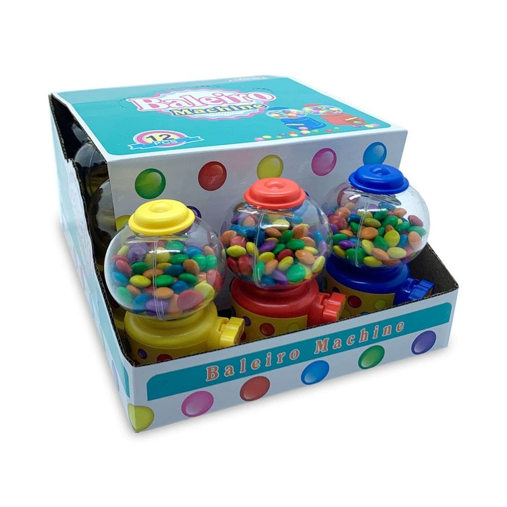 Baleiro Machine: Armazena e Distribui Doces Coloridos