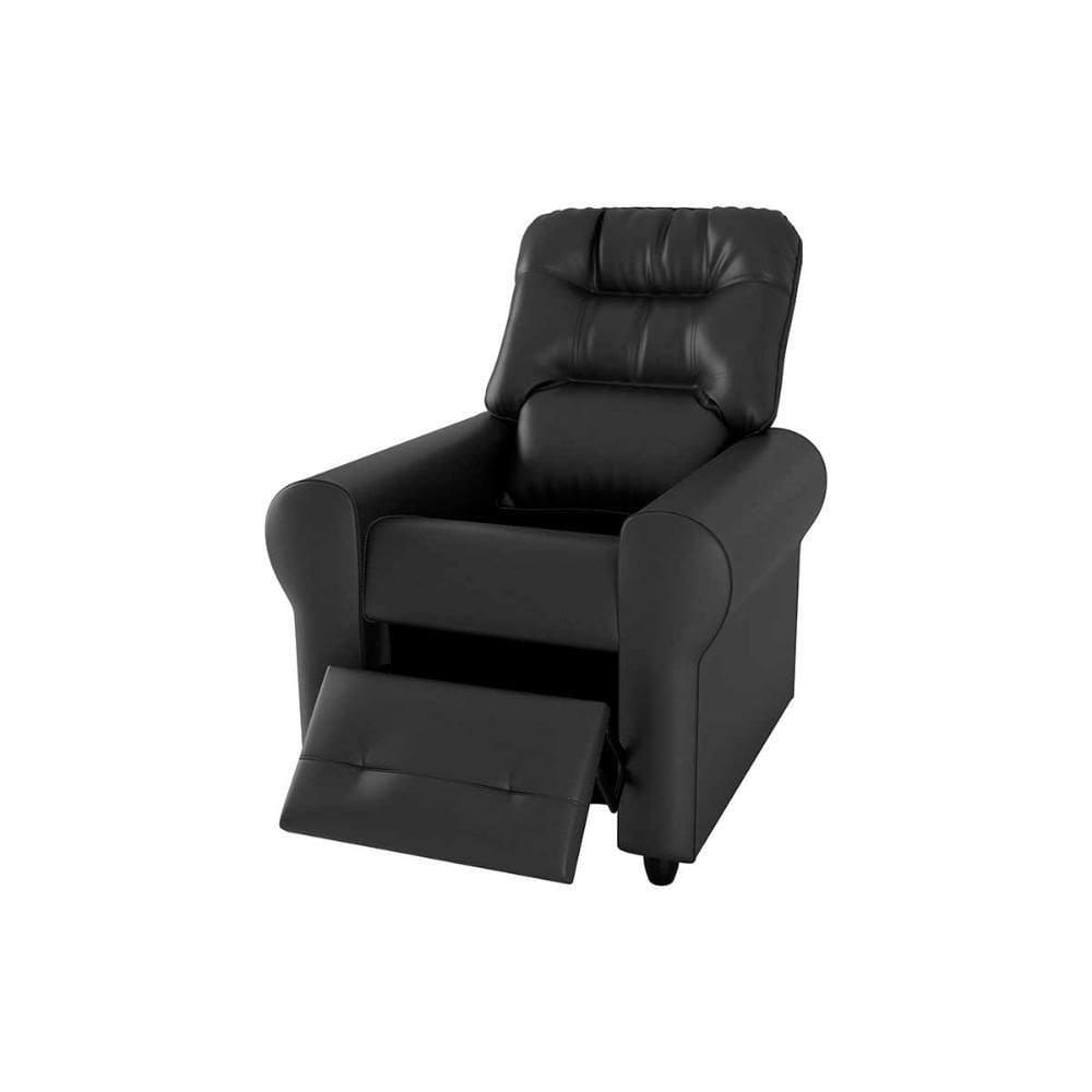 Poltrona Do Papai Reclinável Clio Matrix Sintetico Preto