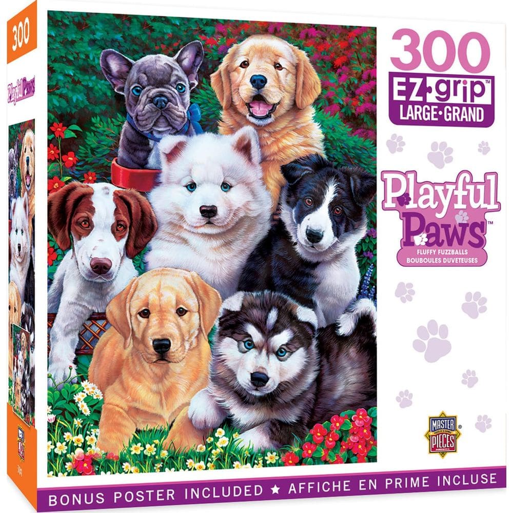 Obras-primas do quebra-cabeça Fluffy Fuzzballs 300 peças