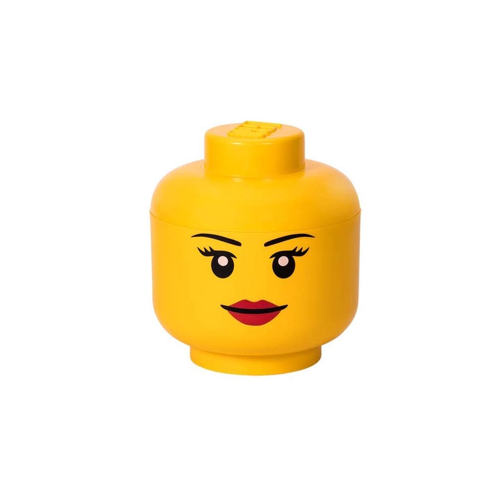 Cabeça de armazenamento Lego Room Copenhagen Large Girl Yellow