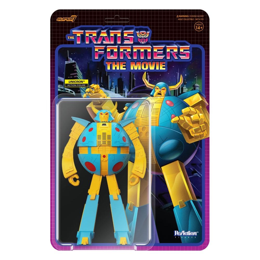 Action Figure Super7 Transformers Unicron Protótipo de 6 polegadas
