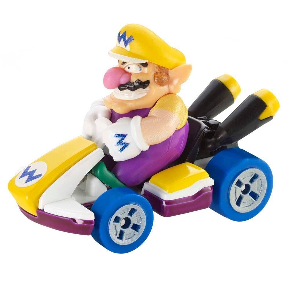Hot Wheels Mario Kart Wario Standard Kart - Mattel