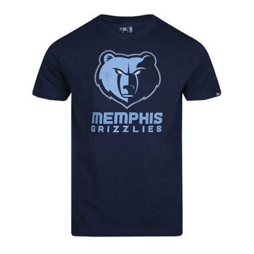 Camiseta Masculina New Era Nba Logo Memgri  Nbi21tsh069
