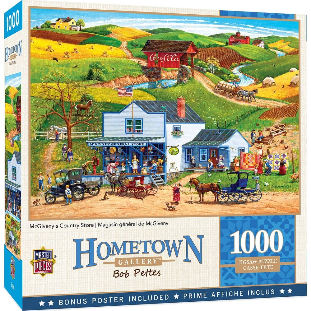 Quebra-cabeça MasterPieces Mcgiveny`s Country Store 1000 unidades