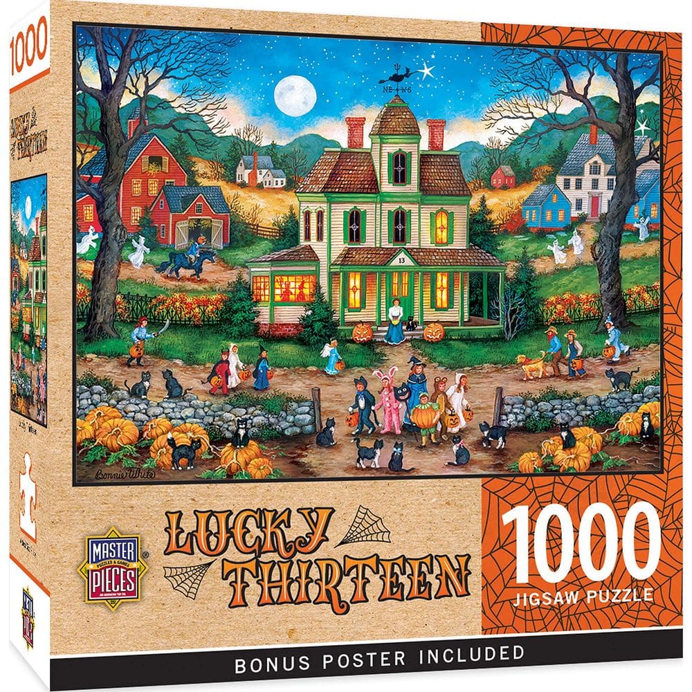 Obras-primas do quebra-cabeça Lucky Thirteen 1000 Pieces