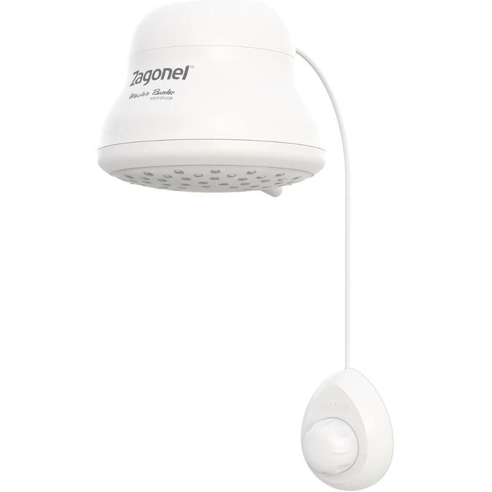 Ducha Master Banho Eletrônica 7500w, Zagonel, Branco, 220volts