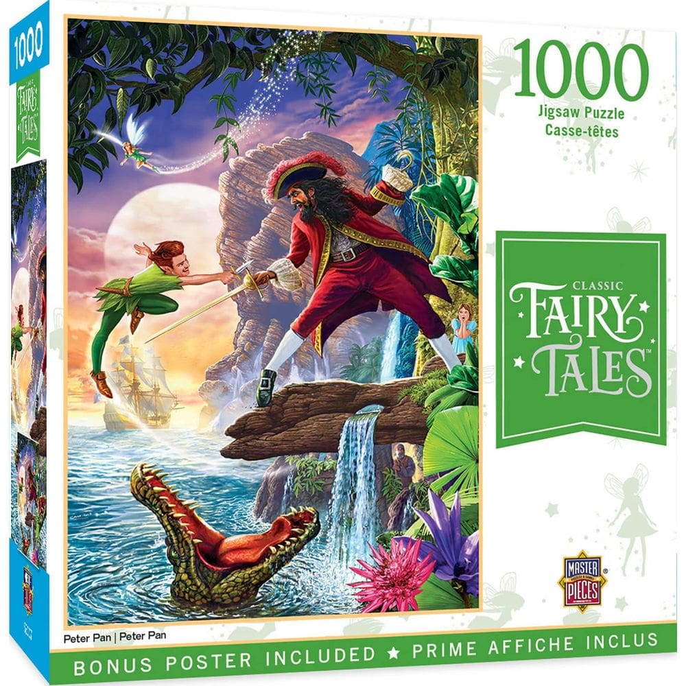 Obras-primas do quebra-cabeça Peter Pan 1000 peças