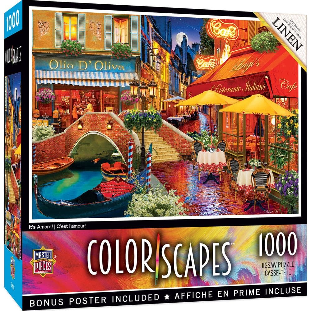 Obras-primas do quebra-cabeça It`s Amore 1000 Pieces