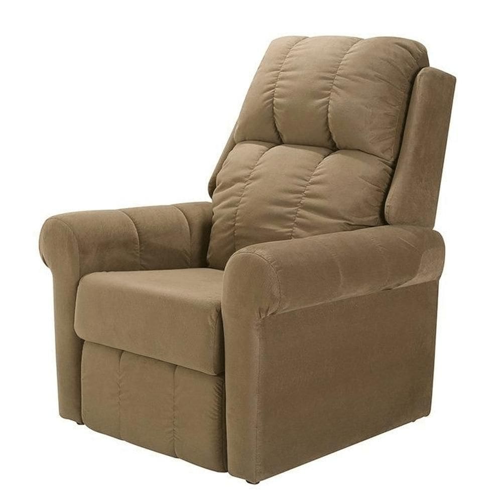 Poltrona Reclinável MH-1216 Herval Estofada sem Massageador Marrom B