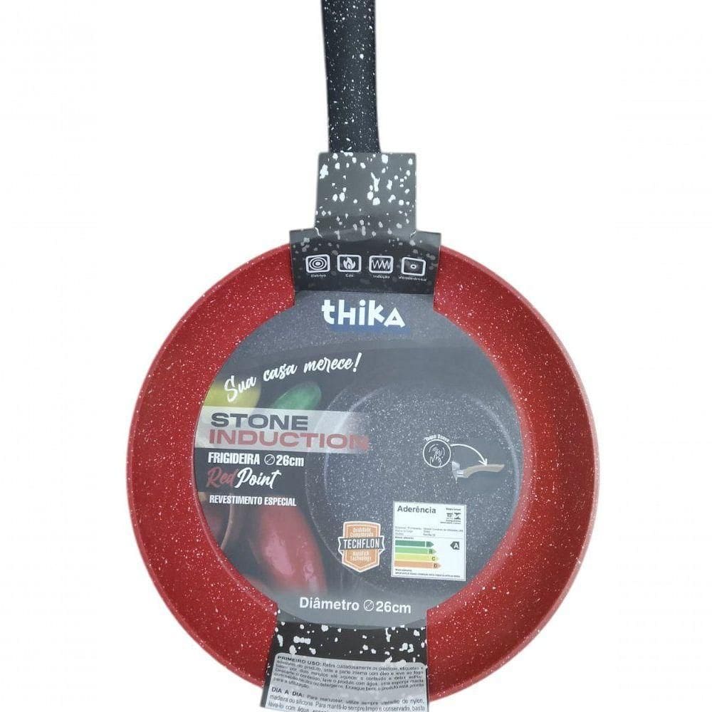 Frigideira Antiaderente Grelhar Frango Bife Ovo Tapioca Sem Oleo Não Gruda Indução 26cm
