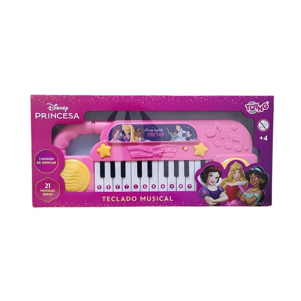 Teclado Musical Infantil Disney Princesas