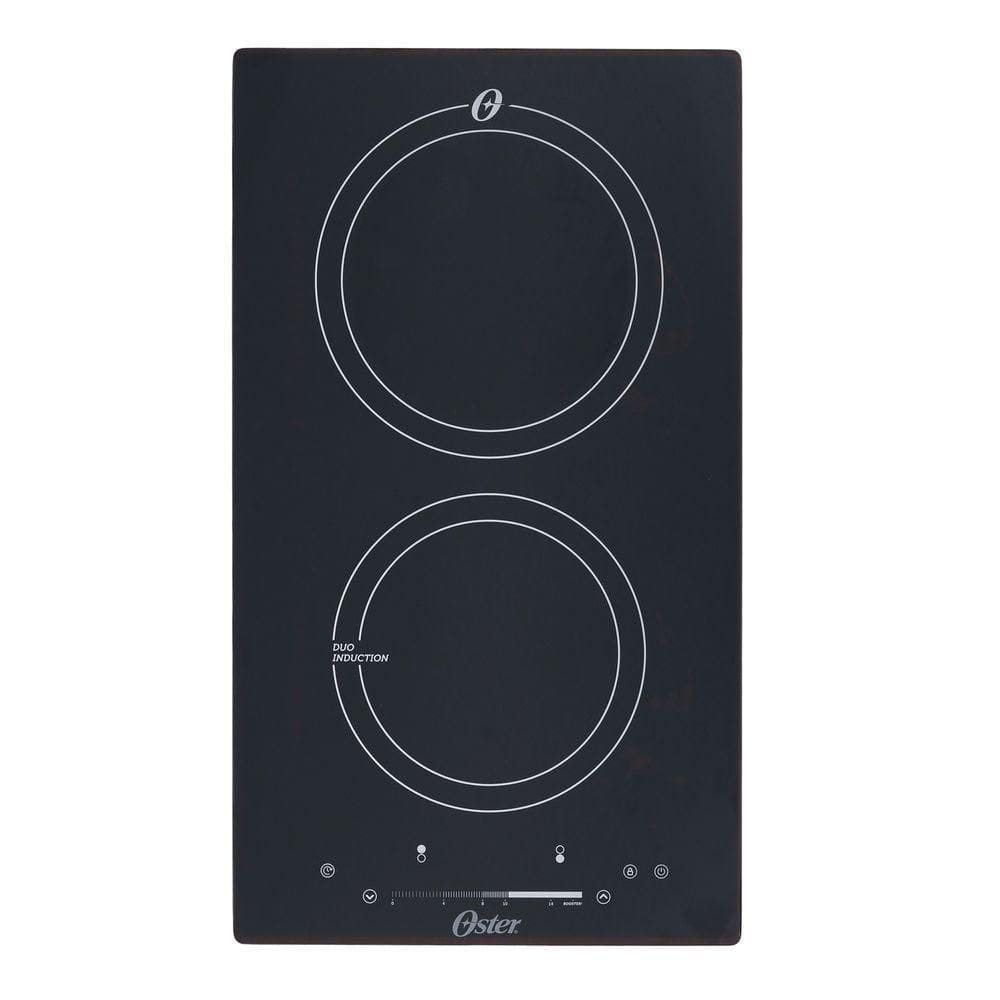 Cooktop 2 Bocas Indução Com Painel Touch Vidro Preto 2 Em 1 OTOP202 Oster 110V
