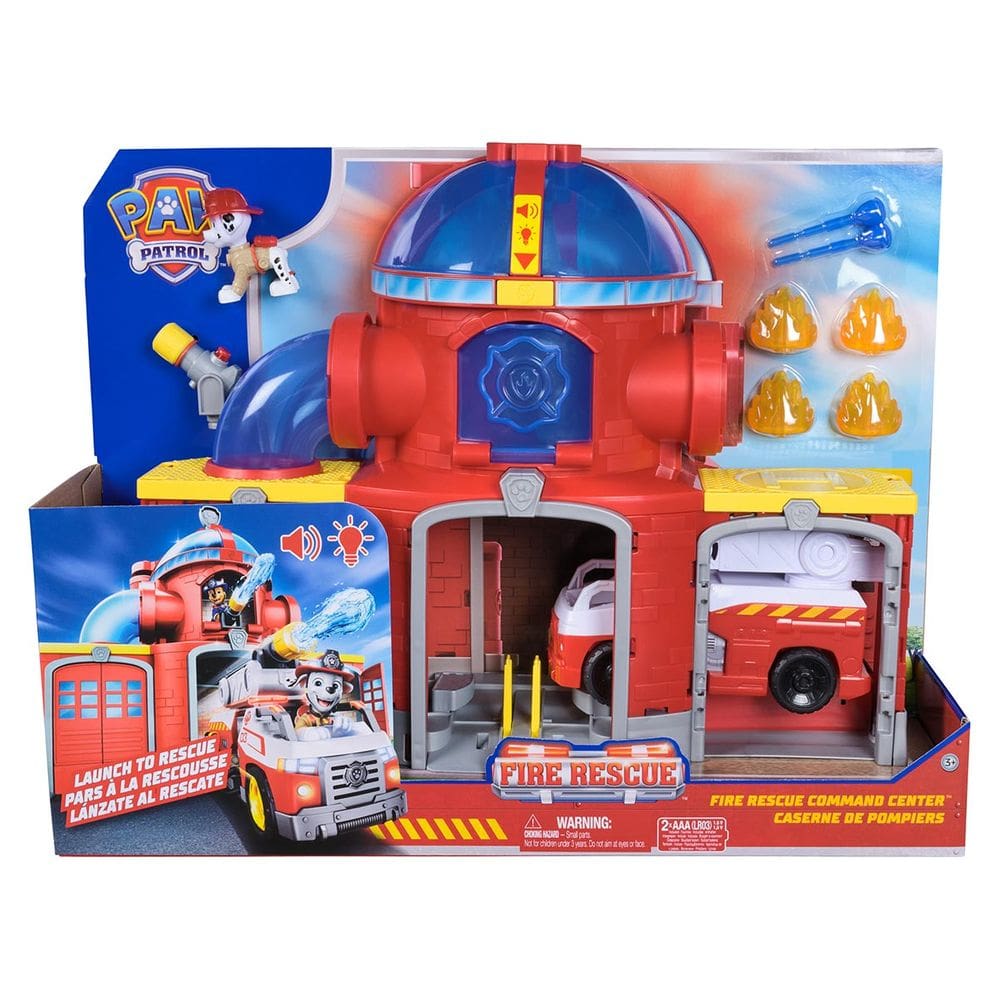 Patrulha Canina - Playset Estacao Com Luz E Som Fire Rescue